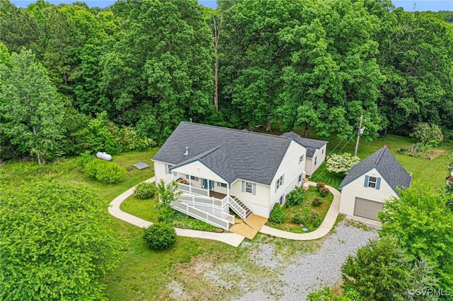 5541 Cedar Ln, Amelia Courthouse, VA 23002 - view from above of property