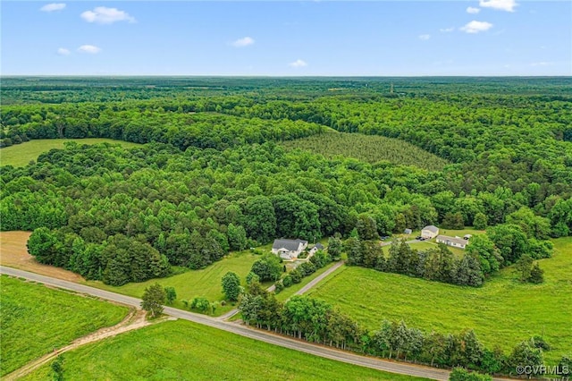 5541 Cedar Ln, Amelia Courthouse, VA 23002 - bird's eye view of a heavily wooded area