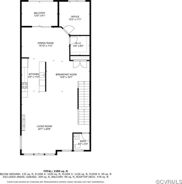 526 Greybull Walk Unit B, Henrico, VA 23233 - property floor plan