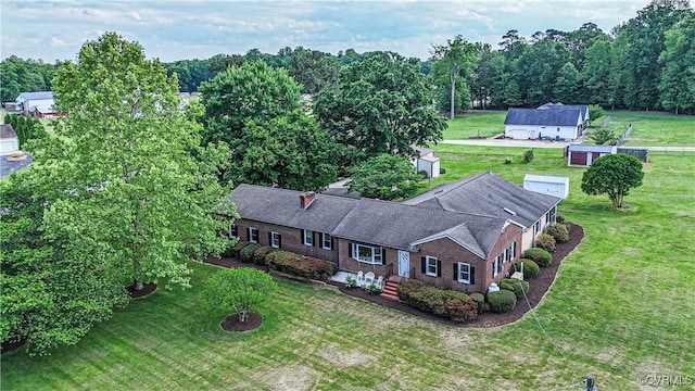 aerial view of property and surrounding area