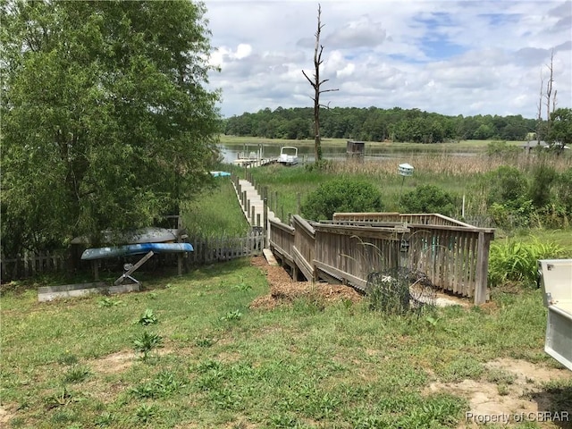 2577 Red Bank Rd, Ark, VA 23061 - view of yard featuring a water view