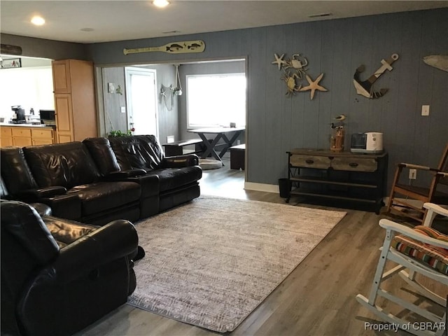 2577 Red Bank Rd, Ark, VA 23061 - living area featuring wood finished floors