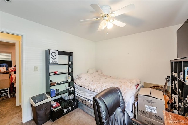 2707 Quisenberry St, Midlothian, VA 23112 - bedroom with carpet floors and ceiling fan