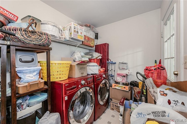 2707 Quisenberry St, Midlothian, VA 23112 - laundry area with washing machine and dryer