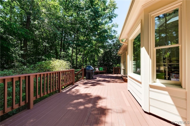 9905 Carrington Pl, Henrico, VA 23238 - view of wooden deck