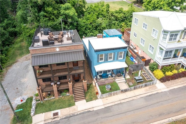 816 Riverside Park, Richmond, VA 23220 - aerial view of property and surrounding area