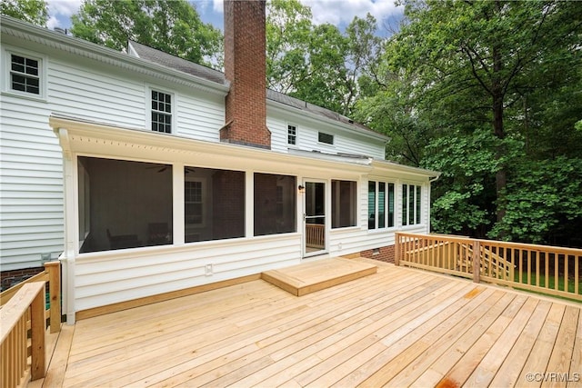 10910 Lesser Scaup Lndg, Chesterfield, VA 23838 - deck with a sunroom