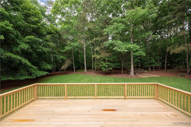 10910 Lesser Scaup Lndg, Chesterfield, VA 23838 - wooden deck featuring a lawn