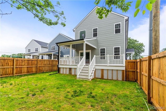 2809 Bethlehem Rd, Henrico, VA 23228 - back of house featuring a wooden deck