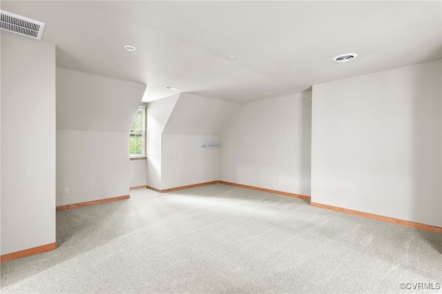 1013 Mill Forest Dr, Midlothian, VA 23113 - additional living space with baseboards, carpet flooring, and lofted ceiling