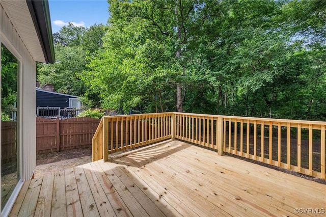 7408 Newbys Ct, Chesterfield, VA 23832 - wooden deck with fence