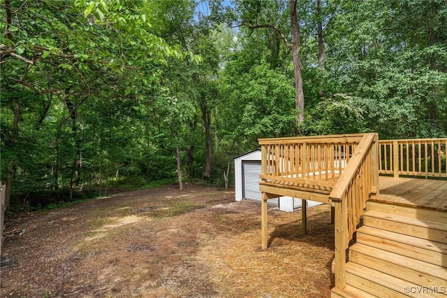 7408 Newbys Ct, Chesterfield, VA 23832 - view of yard featuring a deck and stairs