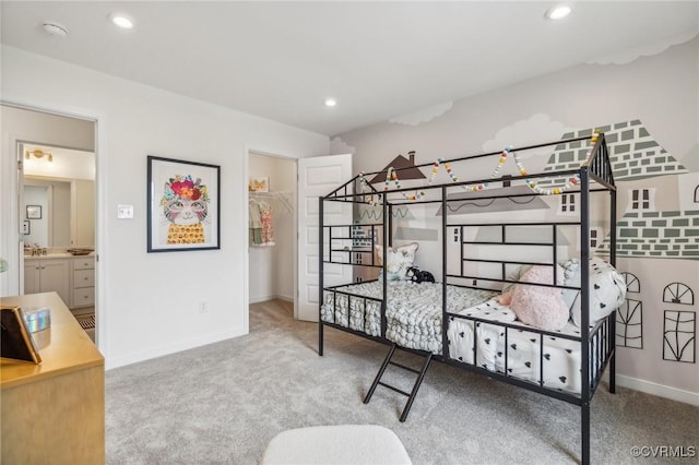 18732 Palisades Cove Trl, Moseley, VA 23120 - carpeted bedroom with baseboards and recessed lighting