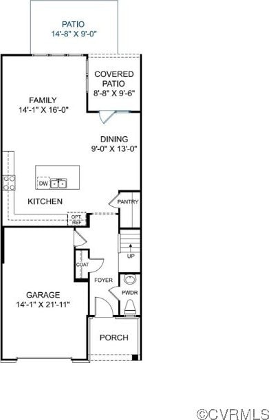 18732 Palisades Cove Trl, Moseley, VA 23120 - room layout