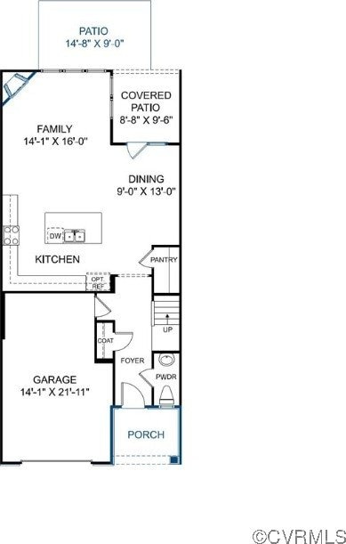 18736 Palisades Cove Trl, Moseley, VA 23120 - floor plan / room layout