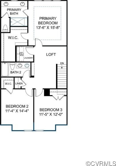 18740 Palisades Cove Trl, Moseley, VA 23120 - home floor plan