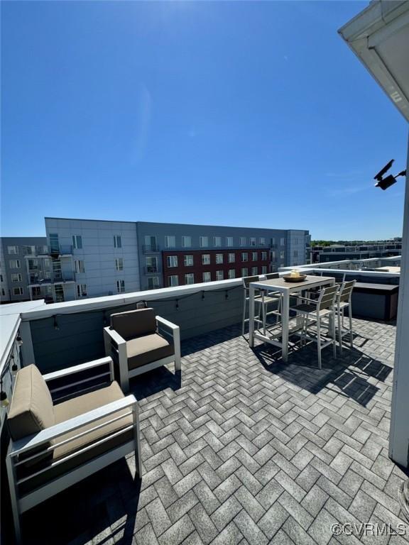 5112 Old Main St, Henrico, VA 23231 - view of patio with a balcony and outdoor dining space