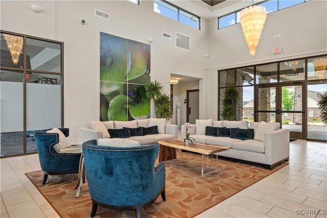 15801 Hallowell Rdg Unit 101, Moseley, VA 23120 - building lobby featuring a high ceiling