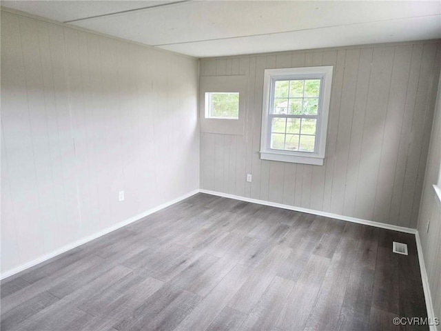 11400 Weyanoke Rd, Charles City, VA 23030 - unfurnished room featuring wood finished floors and wood walls
