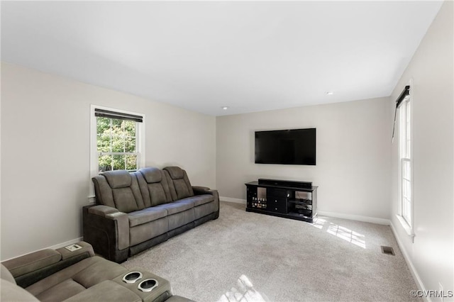 13951 Whitechapel Rd, Midlothian, VA 23113 - carpeted living room featuring baseboards