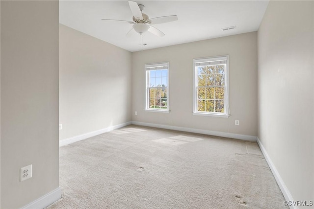 16400 Orchard Tavern Pl, Moseley, VA 23120 - carpeted empty room with baseboards and a ceiling fan