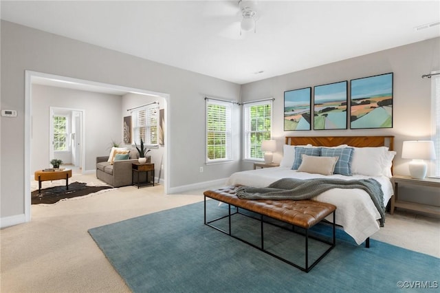 16400 Orchard Tavern Pl, Moseley, VA 23120 - carpeted bedroom with baseboards