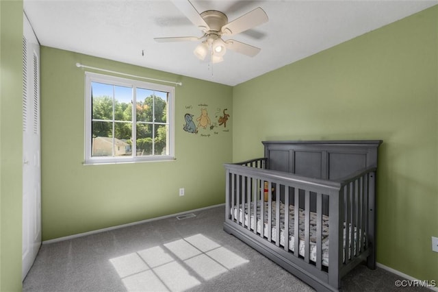 9120 Pepperidge Rd, Chesterfield, VA 23236 - bedroom with carpet, baseboards, and a nursery area