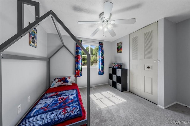 9120 Pepperidge Rd, Chesterfield, VA 23236 - bedroom featuring carpet floors, baseboards, and ceiling fan