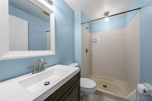 9120 Pepperidge Rd, Chesterfield, VA 23236 - full bathroom with toilet, tiled shower, and vanity