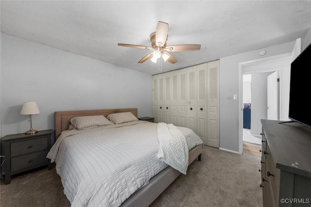 9120 Pepperidge Rd, Chesterfield, VA 23236 - carpeted bedroom featuring a closet and ceiling fan
