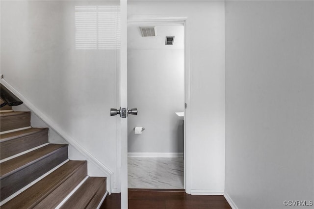 9120 Pepperidge Rd, Chesterfield, VA 23236 - staircase with baseboards