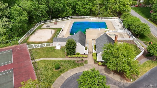 4606 Oak Hollow Rd, Chester, VA 23831 - view of subject property featuring a pool area