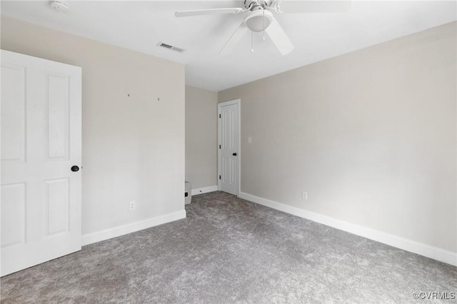 1845 Lower Mill Rd, Powhatan, VA 23139 - carpeted spare room with ceiling fan and baseboards
