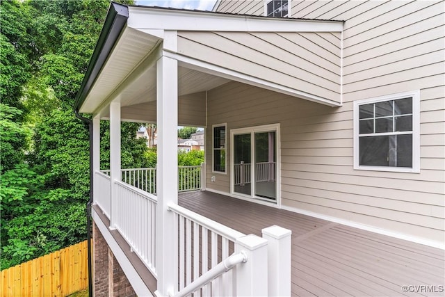 2001 Monteiro Ave, Richmond, VA 23222 - view of wooden deck
