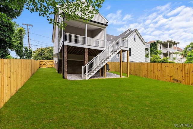 2001 Monteiro Ave, Richmond, VA 23222 - back of house with stairs and a deck