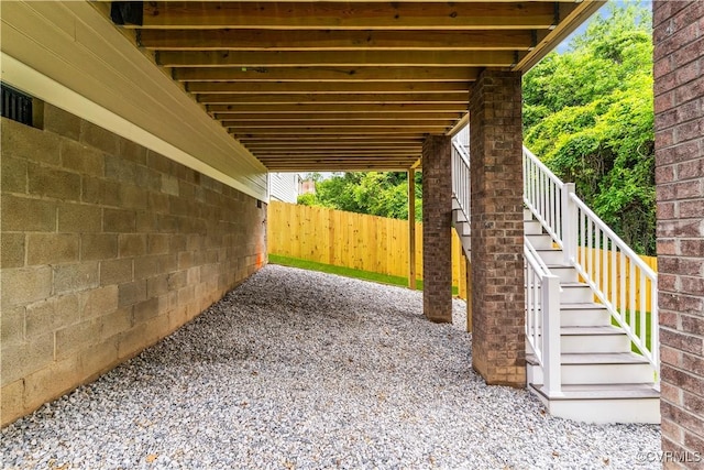 2001 Monteiro Ave, Richmond, VA 23222 - view of patio / terrace with stairway