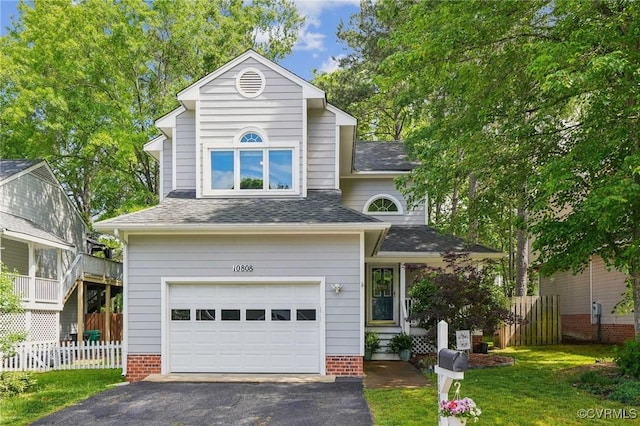 10808 Stanton Way, Henrico, VA 23238 - traditional-style house featuring driveway, an attached garage, and a shingled roof