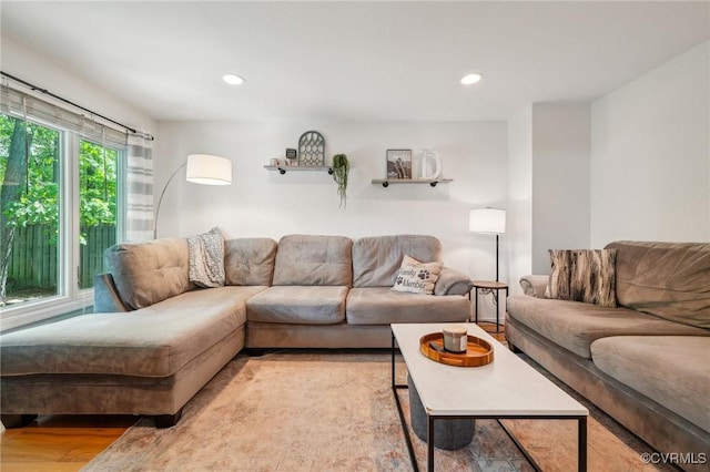 10808 Stanton Way, Henrico, VA 23238 - living room with recessed lighting and light wood finished floors