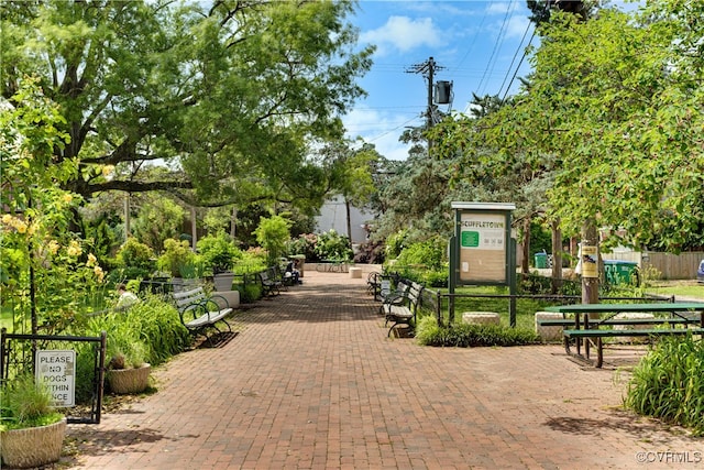 view of property's community