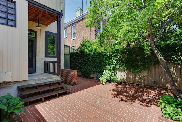 wooden deck with fence