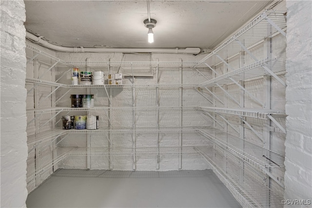 view of pantry