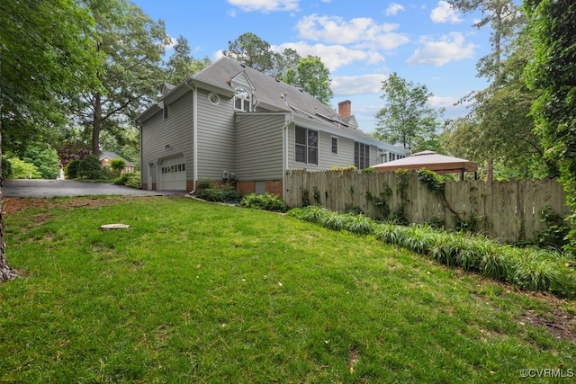 5904 Fox Crest Pl, Midlothian, VA 23112 - back of property featuring a garage and a chimney