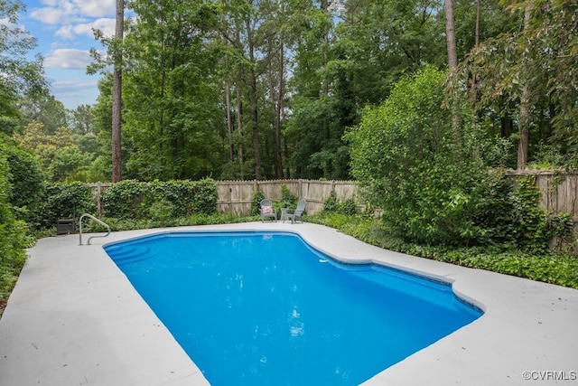 5904 Fox Crest Pl, Midlothian, VA 23112 - view of swimming pool with a fenced backyard and a patio area
