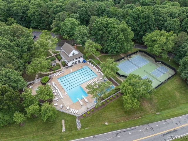 5904 Fox Crest Pl, Midlothian, VA 23112 - bird's eye view of a forest