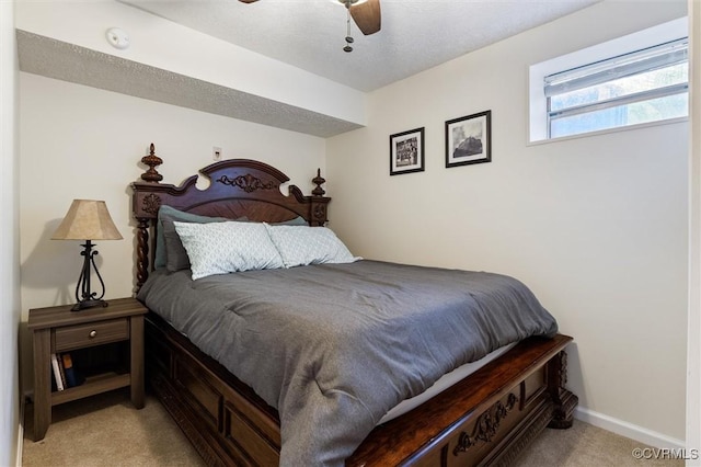 13 Bunker Blvd, Palmyra, VA 22963 - bedroom featuring light colored carpet, baseboards, and ceiling fan