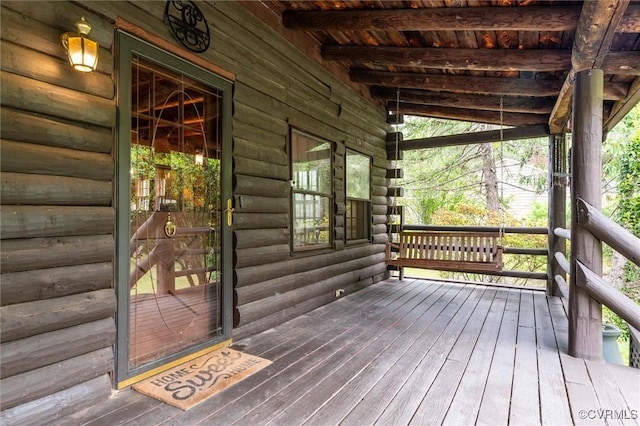 13 Bunker Blvd, Palmyra, VA 22963 - view of wooden deck