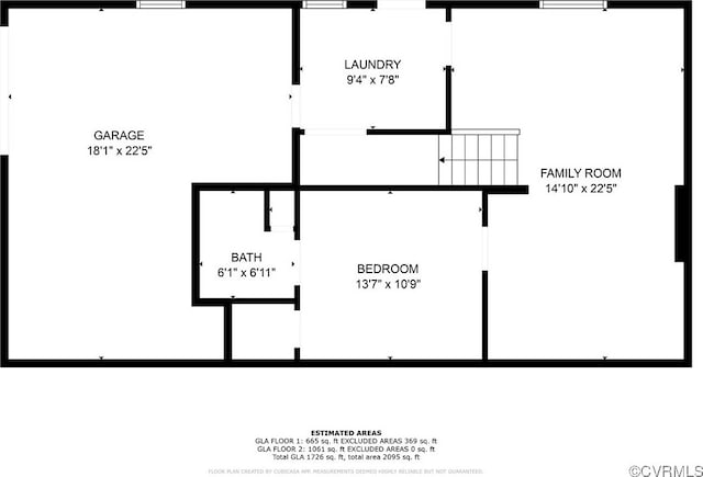 2465 W Deerpath Dr, Powhatan, VA 23139 - floor plan / room layout