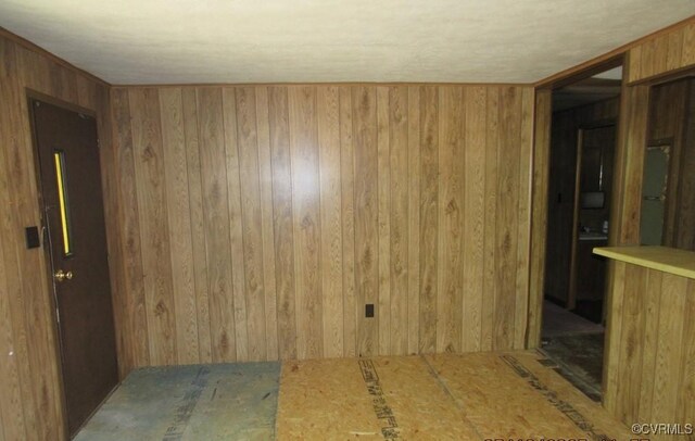 27701 W Prince Edward Hwy, Burkeville, VA 23922 - unfurnished room with wooden walls