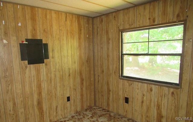 27701 W Prince Edward Hwy, Burkeville, VA 23922 - unfurnished room featuring wooden walls