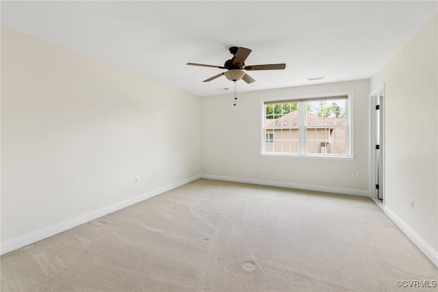 16412 Ravenchase Way, Moseley, VA 23120 - spare room with light carpet and ceiling fan